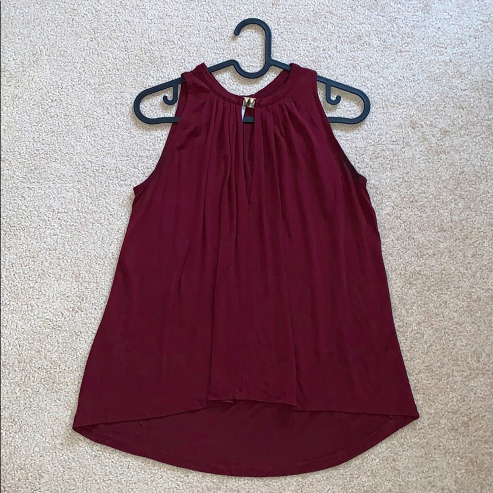 H&M / Burgundy Dress Top - Sleeveless
